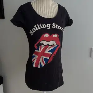 Rolling Stones T-shirt original  Mörkbrun St S