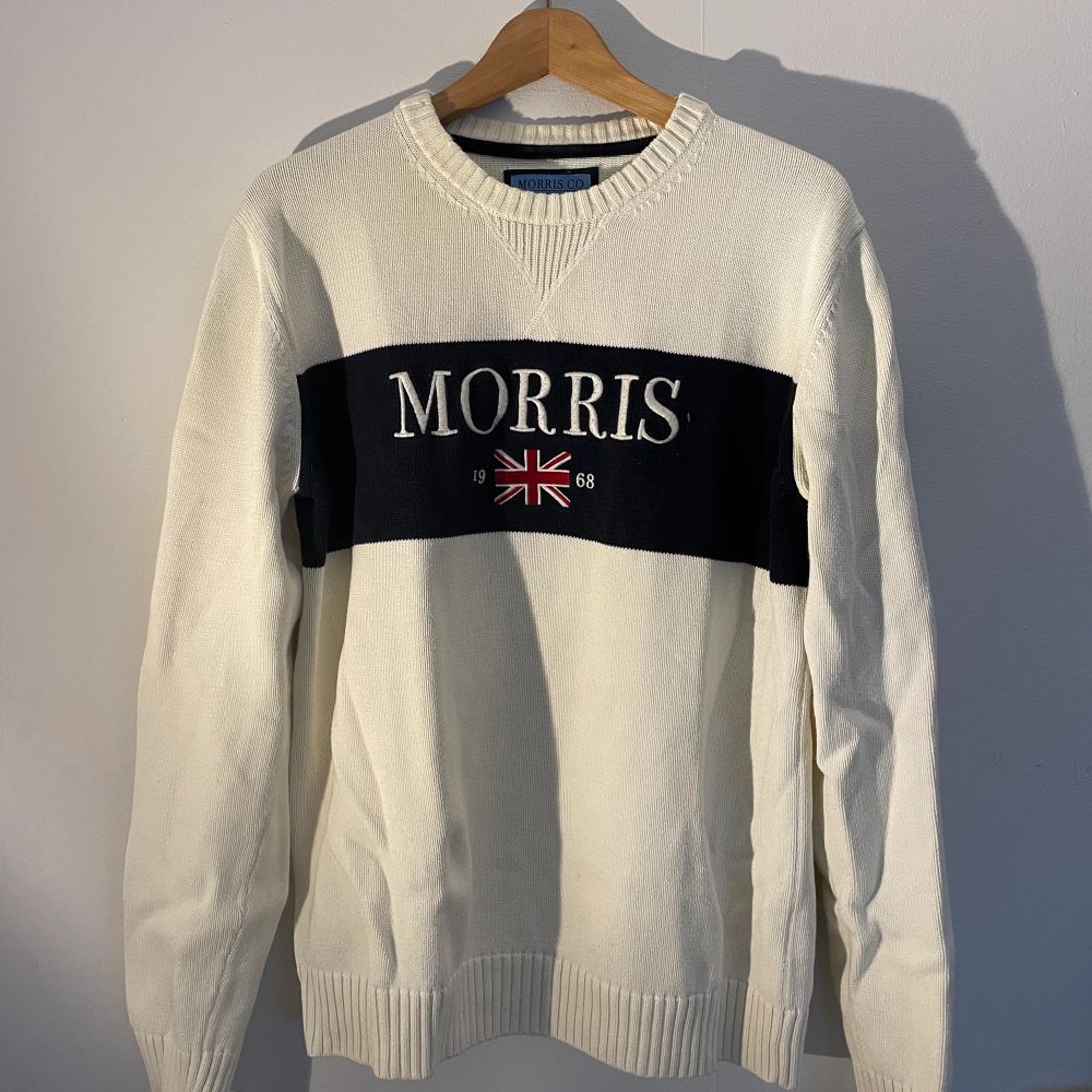 Vit Morris tröja - Morris | Plick Second Hand