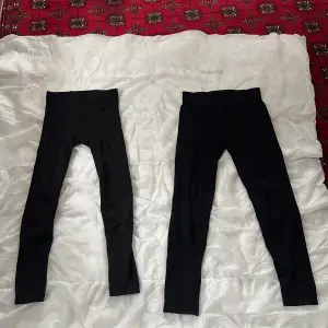 2 st Svarta leggings 