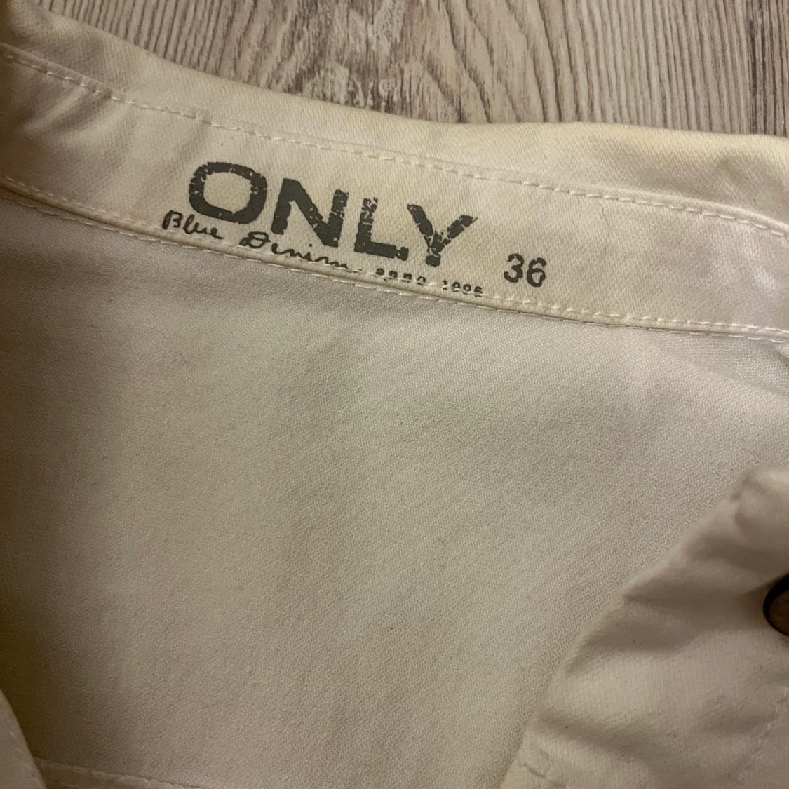 Vit jeansjacka  - 90