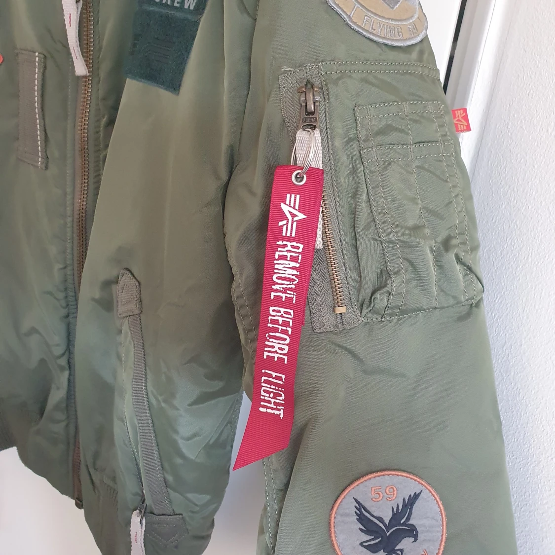 Alpha Industries Jacka storlek: M  - 91