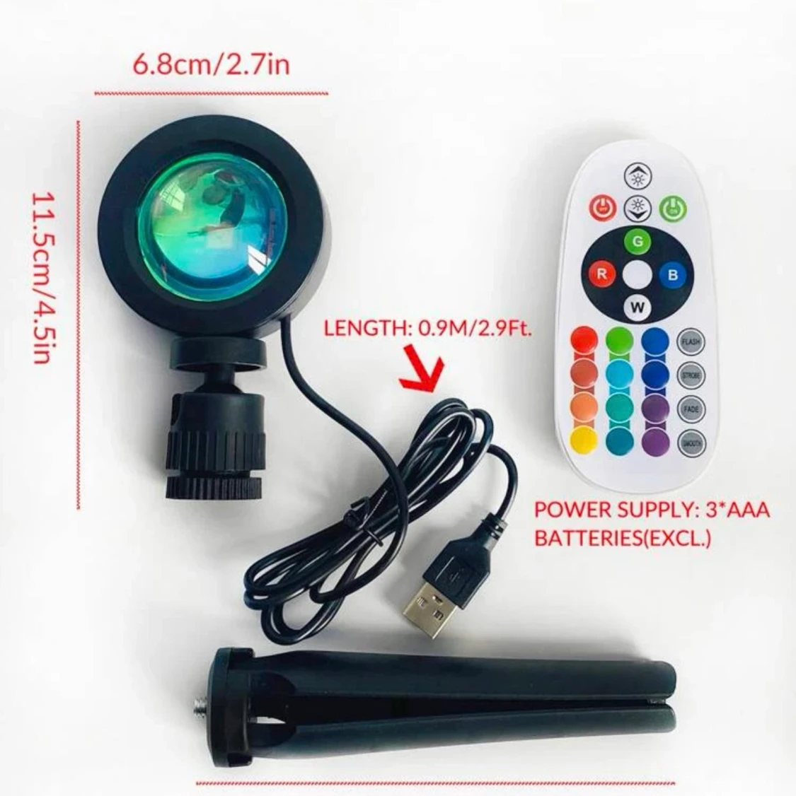 Solnedgång lampa  - 91