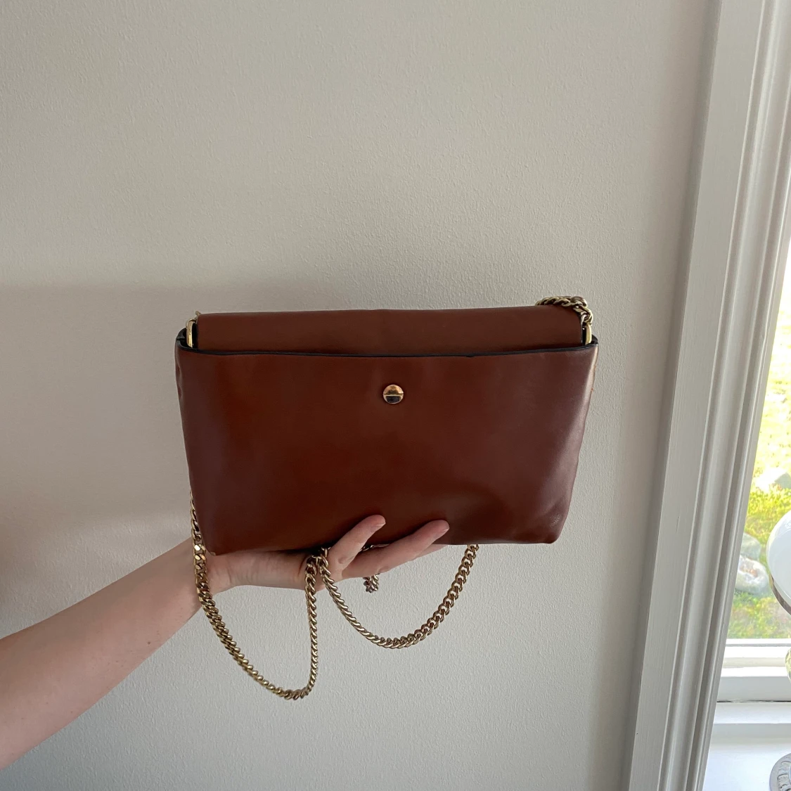 Brun axelväska  - 91