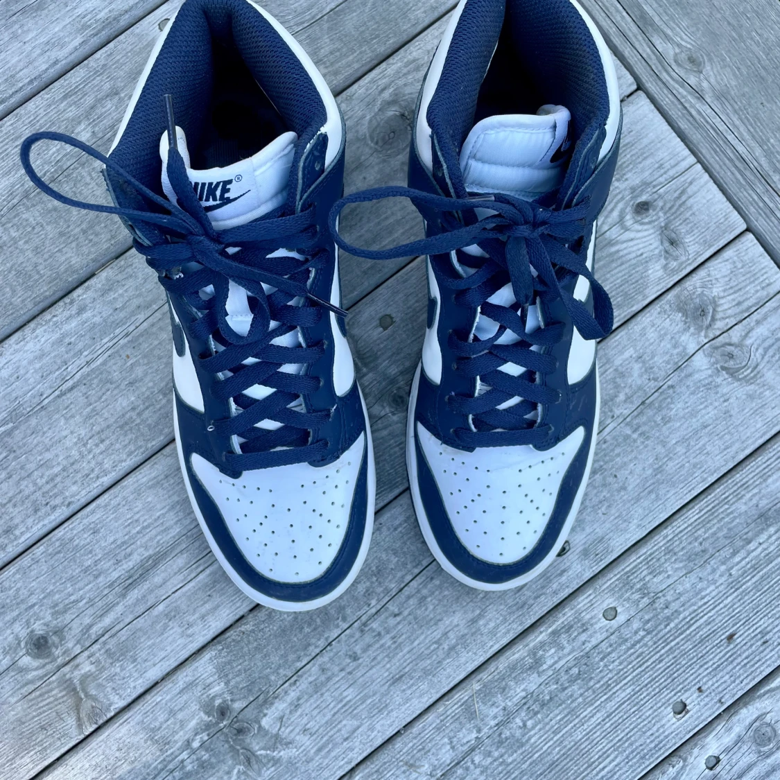 Nike Dunks High Midnight Navy - 91