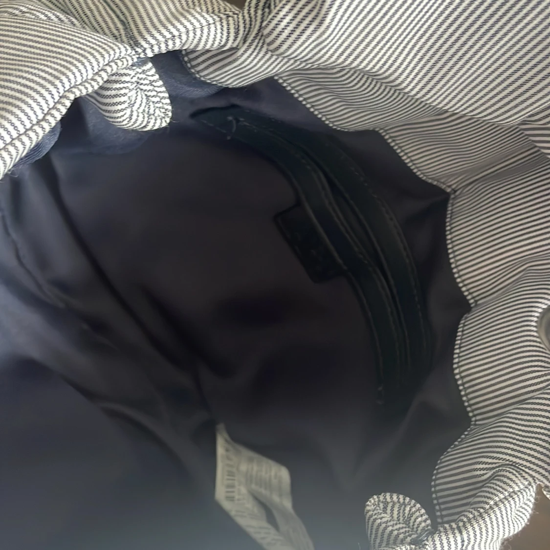 Blå vit väskan - 91