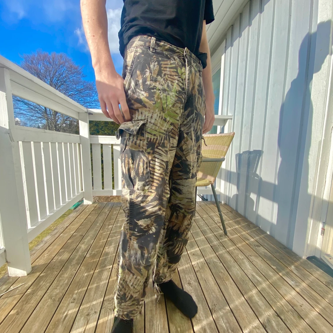 Cargobyxor Camouflage Weekday Strl 38 - 91