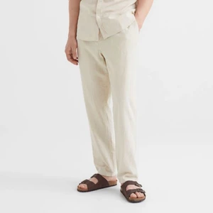 Linneliknande byxor - Bomullsbyxor som efterliknar linnebyxor från hm 