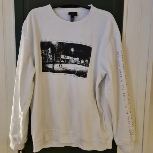 Tröja med tryck - Skitsnygg oversized skatertröja med tryck. Sparsamt använd.