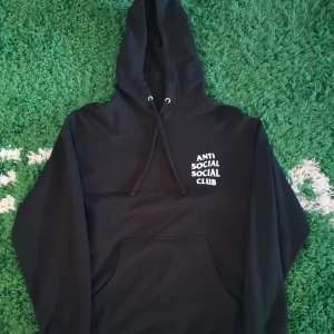 ASSC hoodie - Anti social birds&flowers svart hoodie i Medium Cond 9/10 