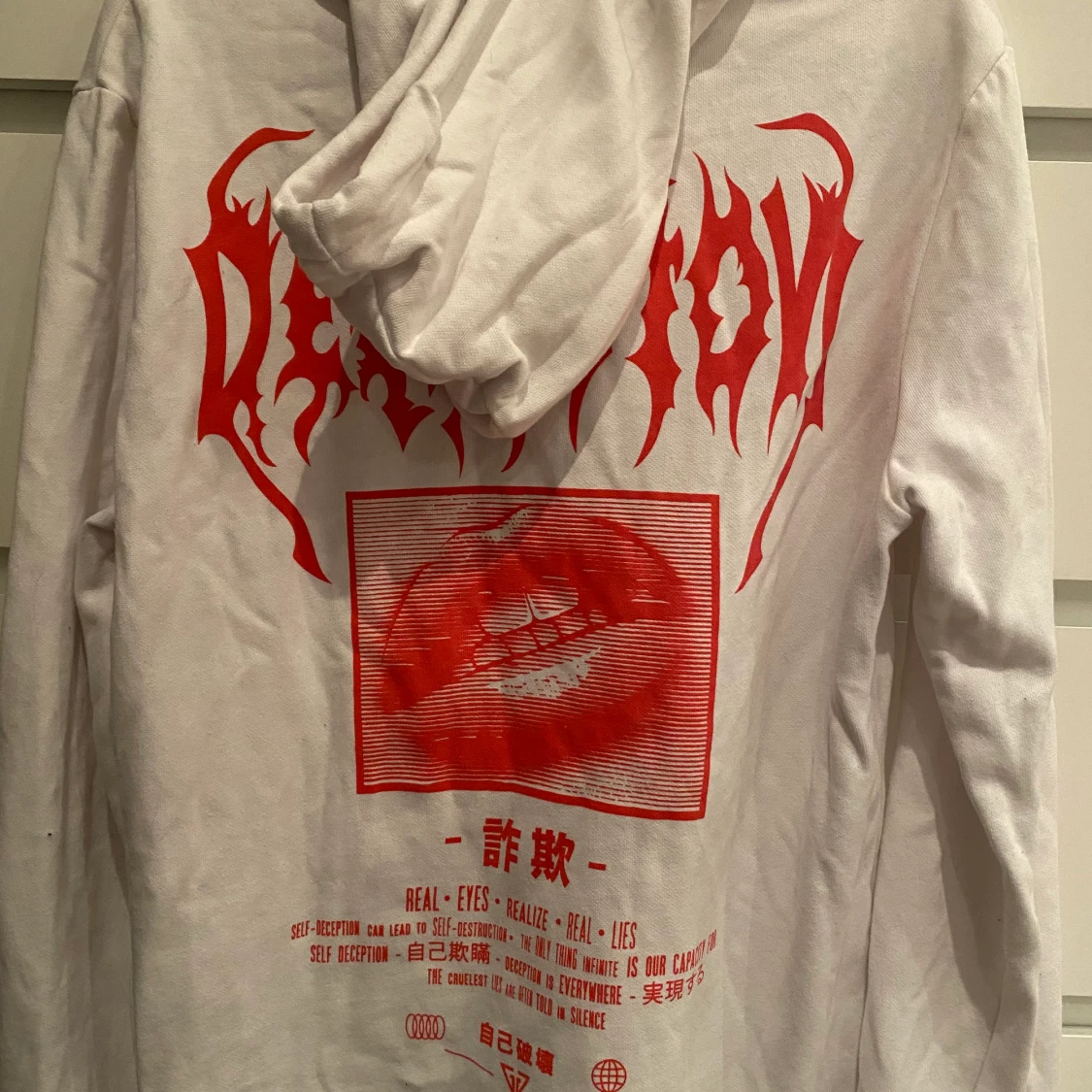 Hoddie med tryck  - 90