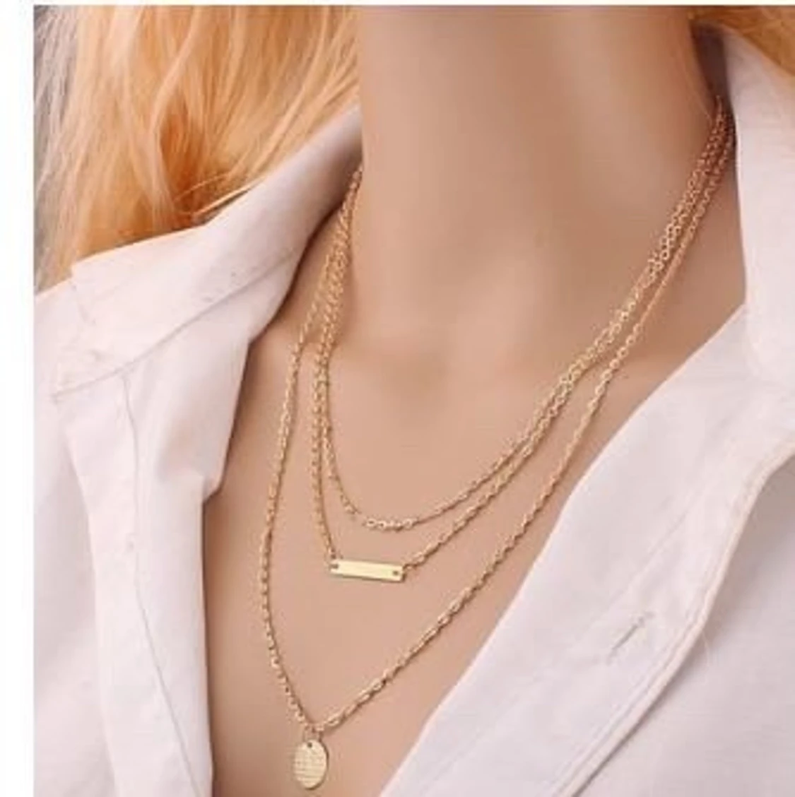 Fler Skikt Halsband  - 90