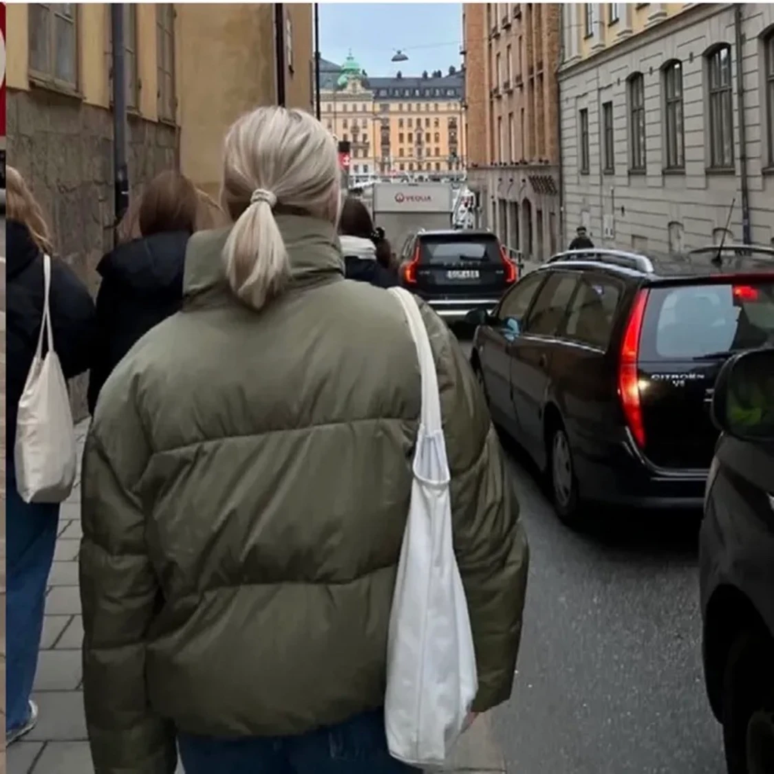 Grön pufferjacka - 91