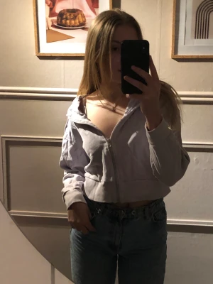 Zip up - Zip up från lager 157 i en lila färg. Strl S pris 50kr+frakt 