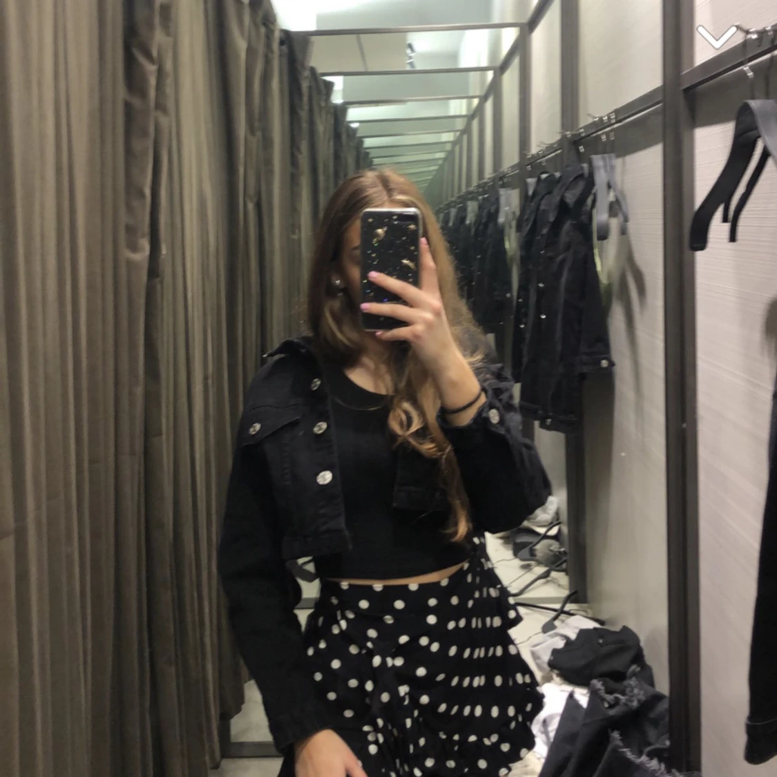 SVART JEANSJACKA ZARA - 90