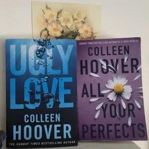 Två böcker - Säljer dessa Coleen hoover böckerna för att jag läst ut båda och inte behöver ha kvar dom💞 en för sextio eller båda för hundra💗