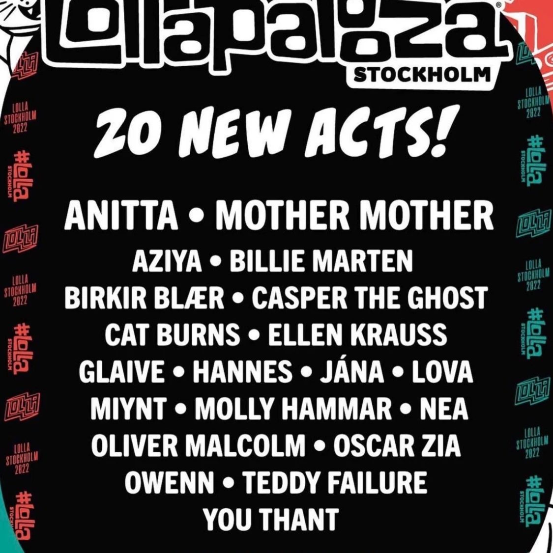 LOLLAPALOOZA 3-DAGARSPASS!! *bästa pris* - 90