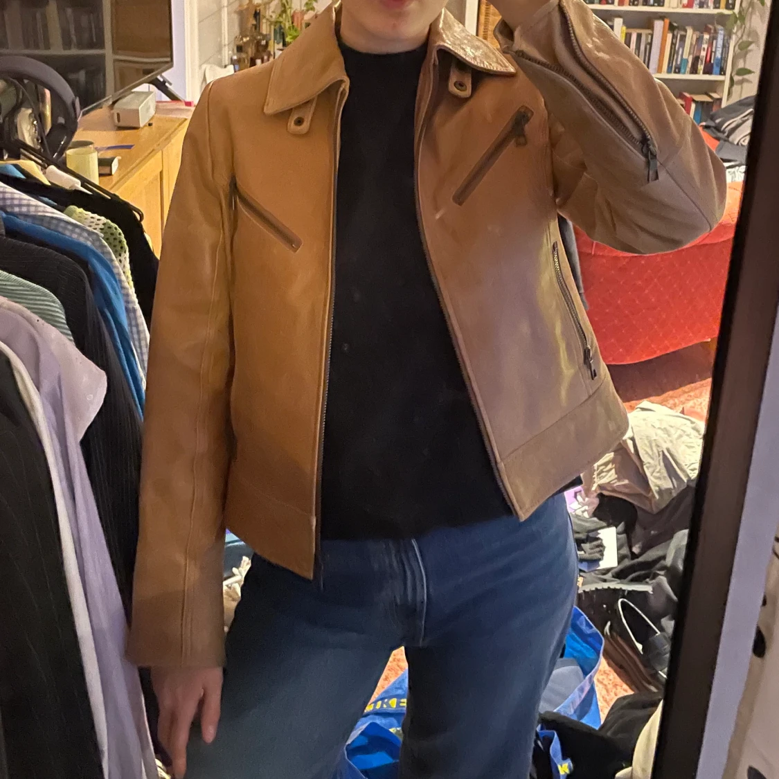 Cool skinnjacka  - 90