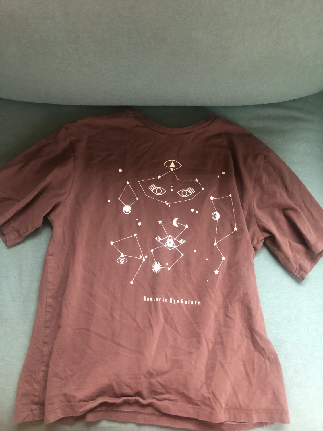 brun oversized tröja med stjärnor 