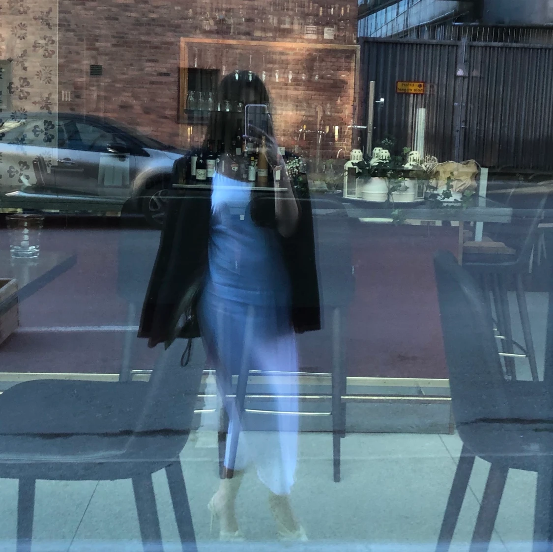 Zara satin-klänning XS - 91