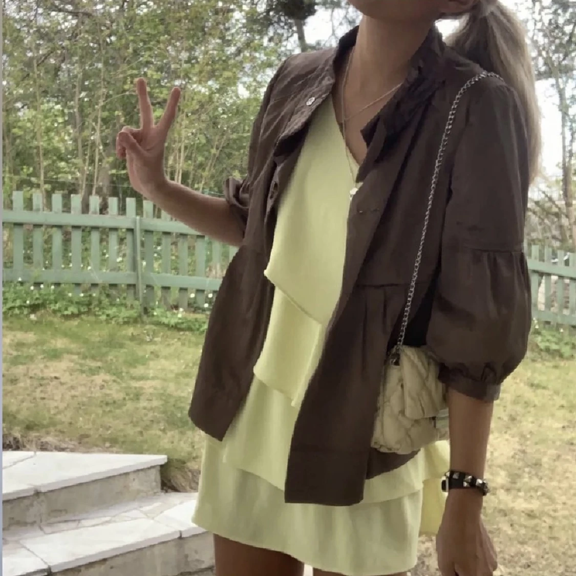 Gul Zara klänning  - 90