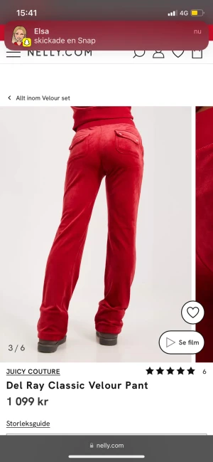 Juicy couture byxor  - Byxor i storlek xs, dom är knappt använd, egen bild kan skickas vid intresse 