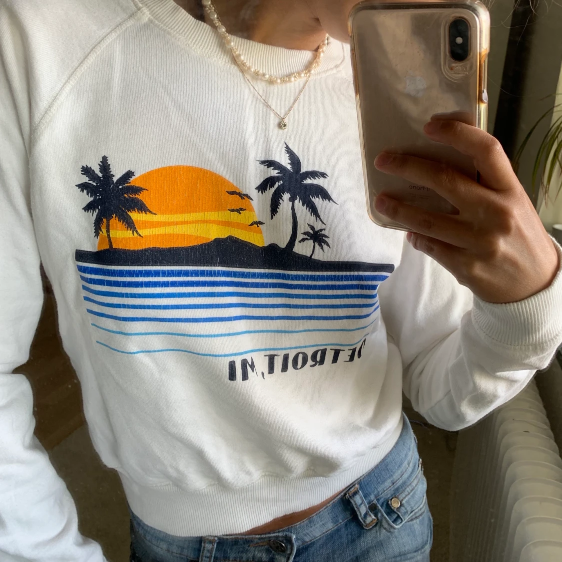 Sweatshirt lite croppad - 91