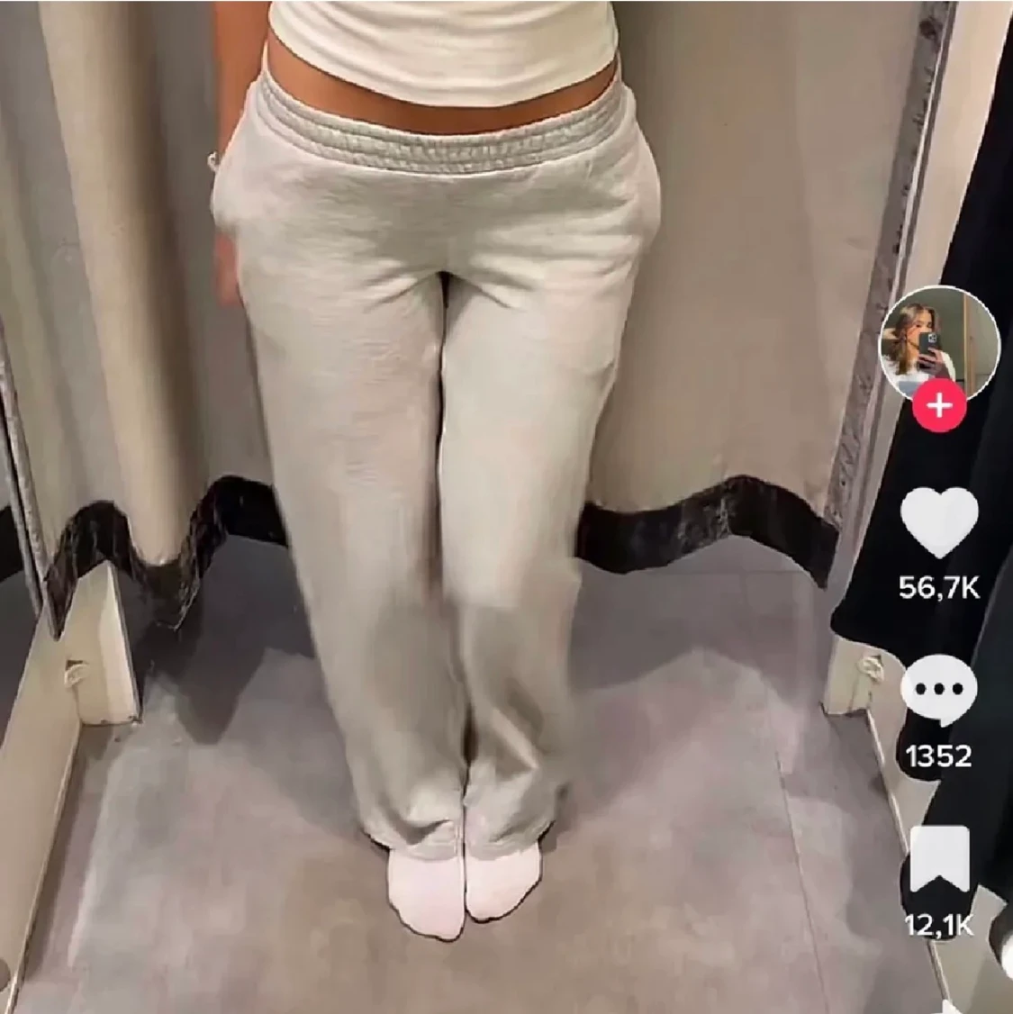 Lågmidjade mjukisbyxor