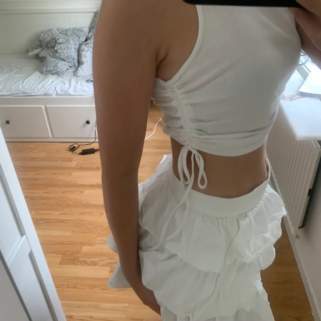 Topp med snörning på sidan  - 90