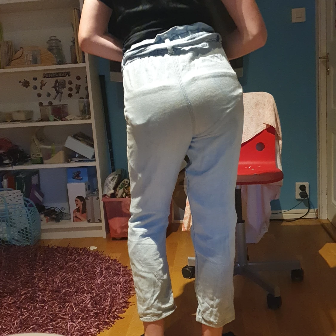 Högmidjade jeans - 91