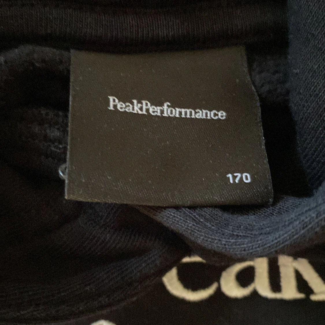 Peak performance hoodie svart - 90
