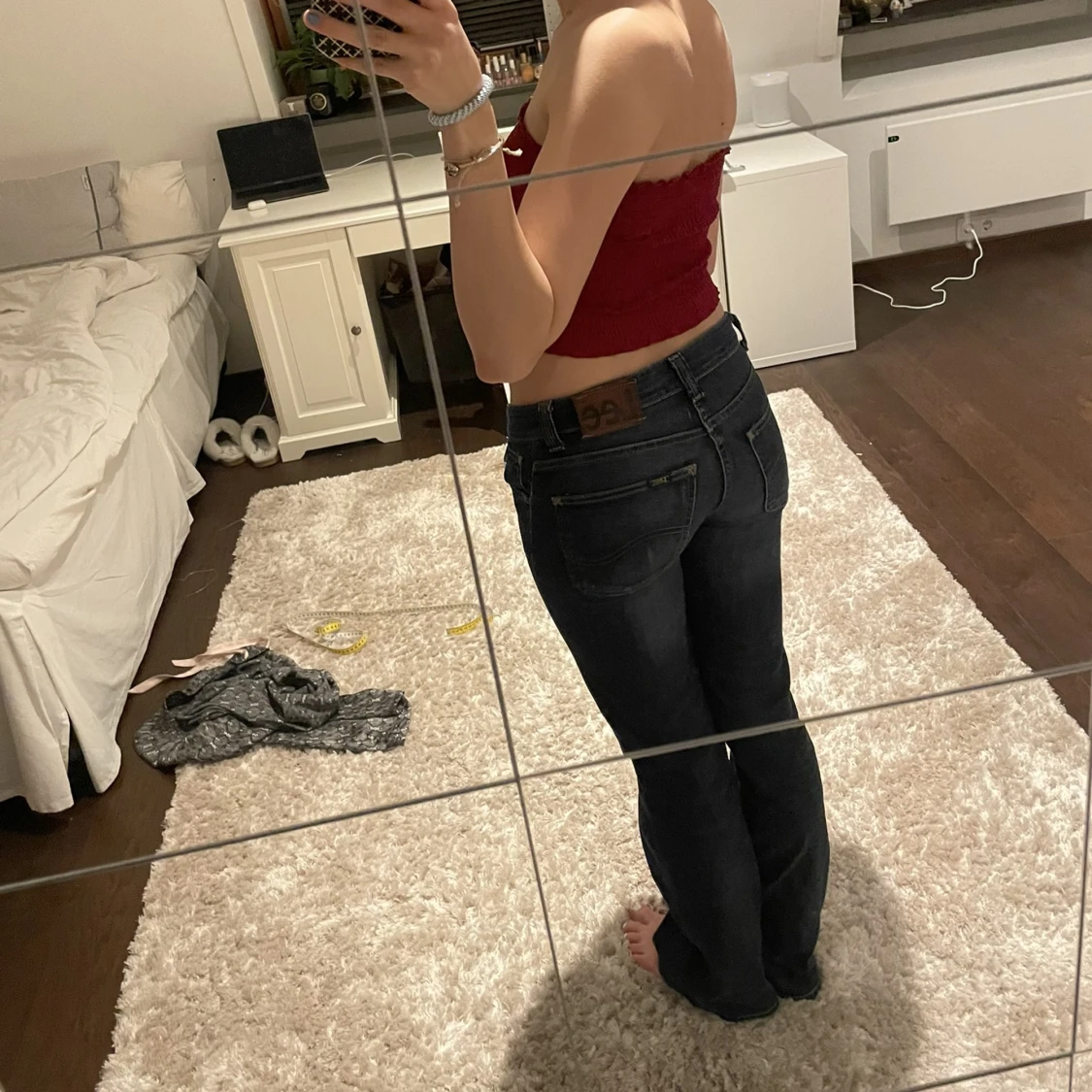 Lågmidjade jeans - 90