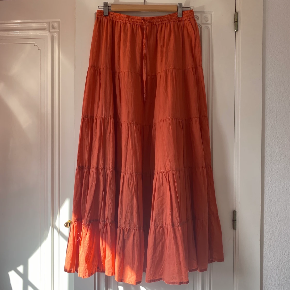 terrakottafärgad långkjol - 90