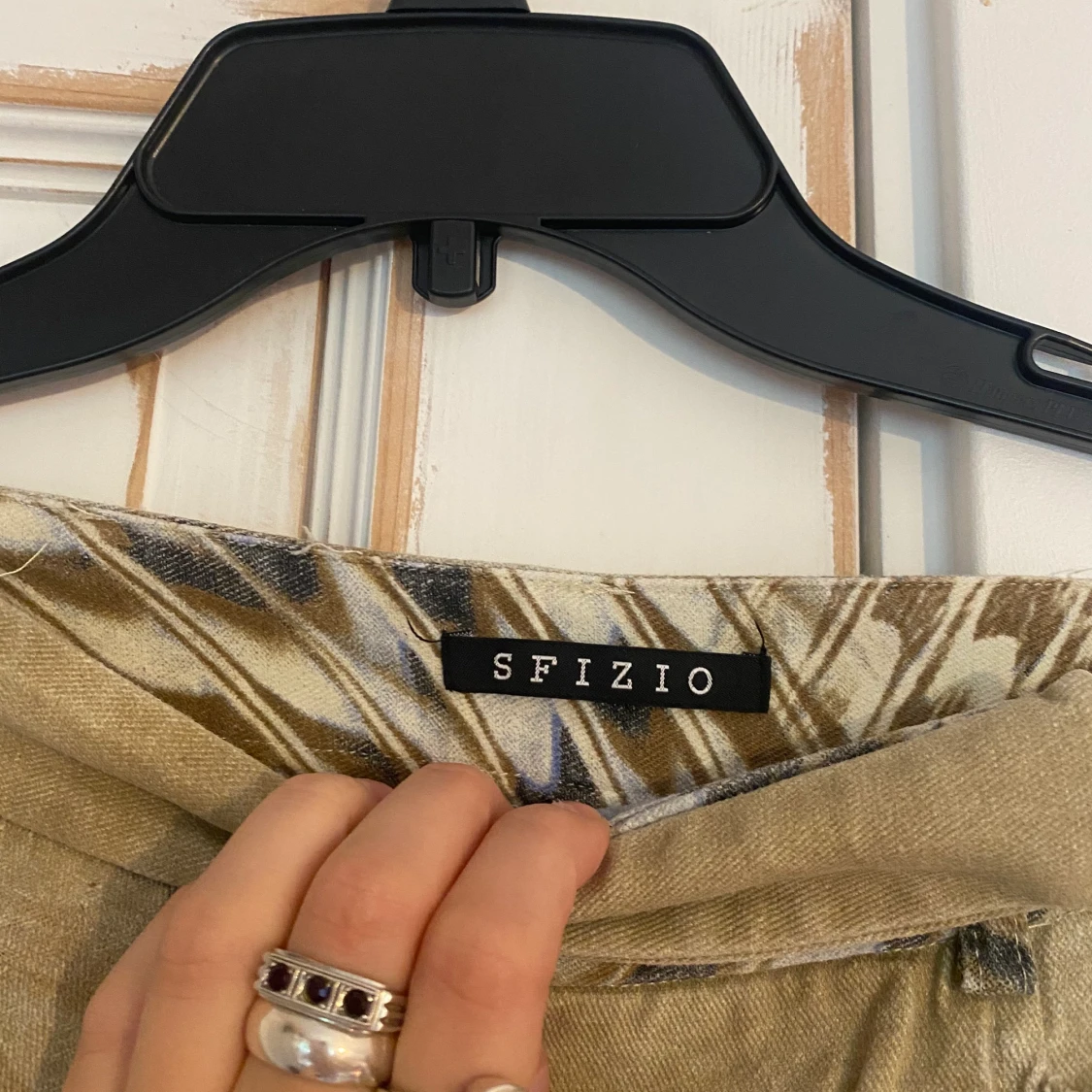 Drippy vintage jeans med tryck sfizio - 91