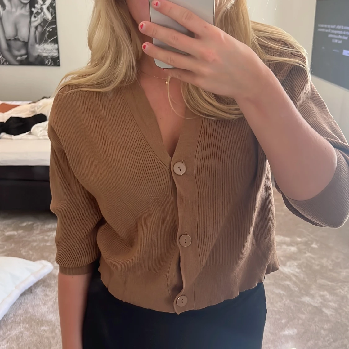 Fin stickad tröja  - 90