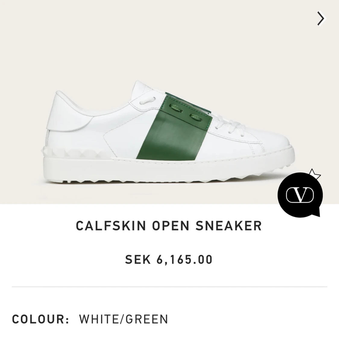 Gröna valentino skor