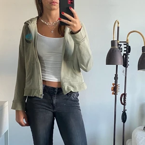 Flis - Grön flis med tryck från Roxy 