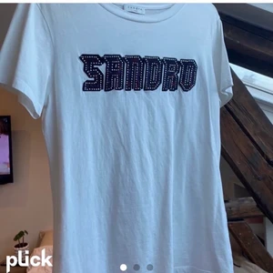 Sandro t-shirt  - Säljer denna så fina sandro t-shirt i jätte bra skick💓(lånade bilder)