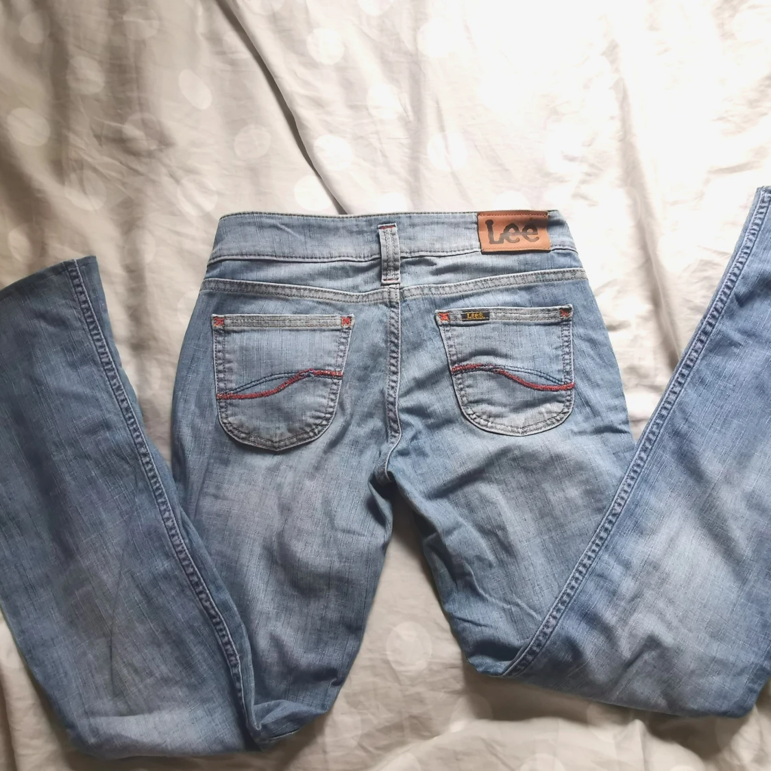 Lowwais wide jeans från Lee - 90
