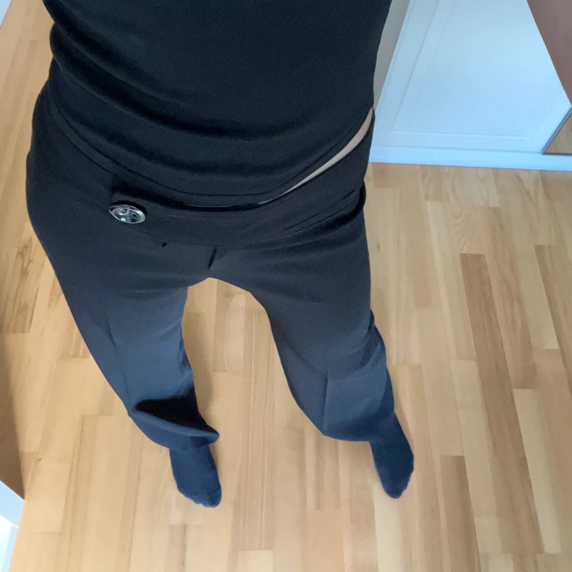 Lågmidjade Kostymbyxor