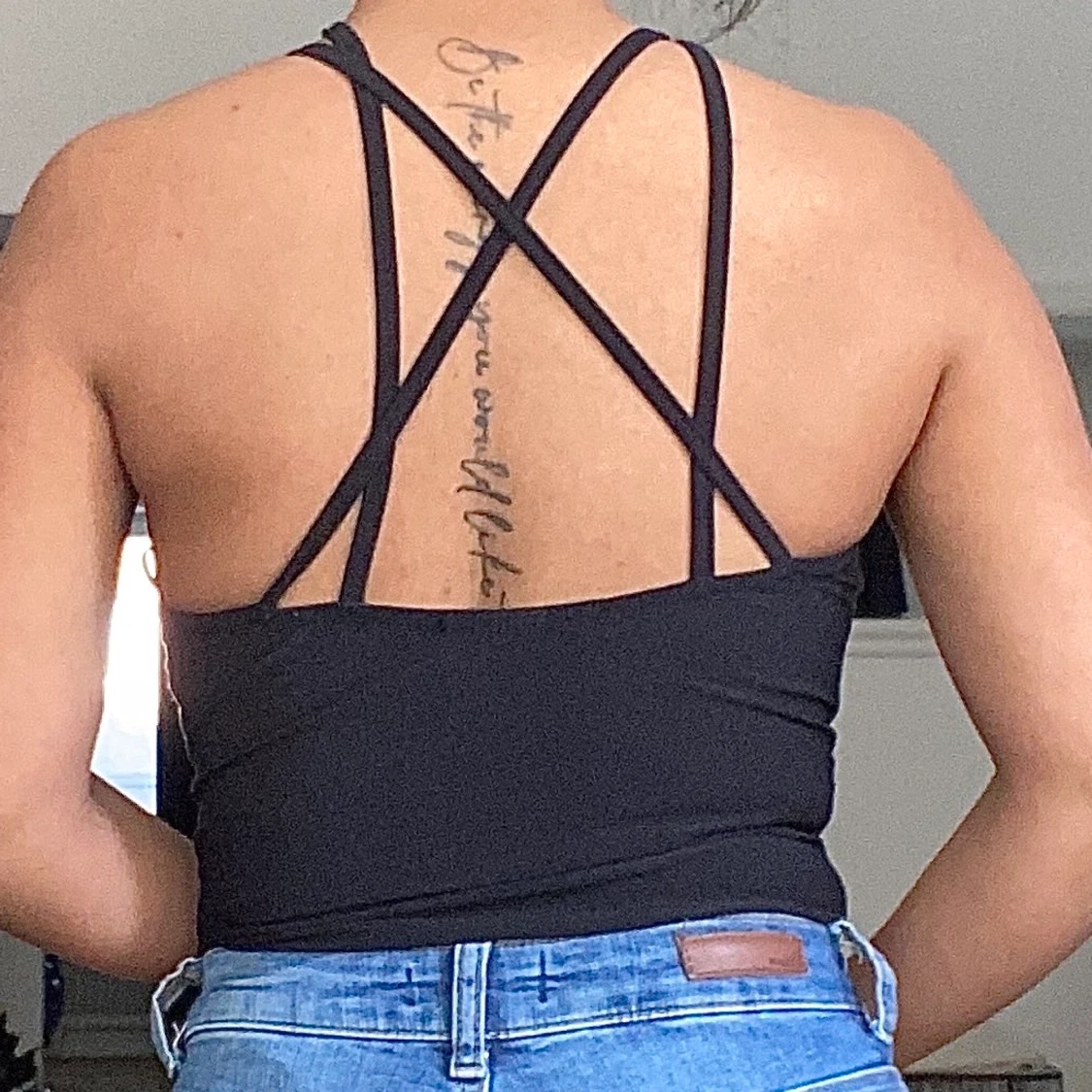 Body med detaljer strl XS - 90