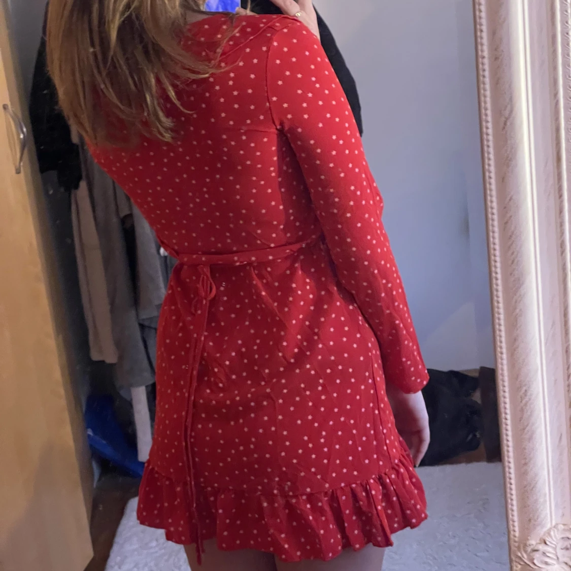Röd klänning  - 90