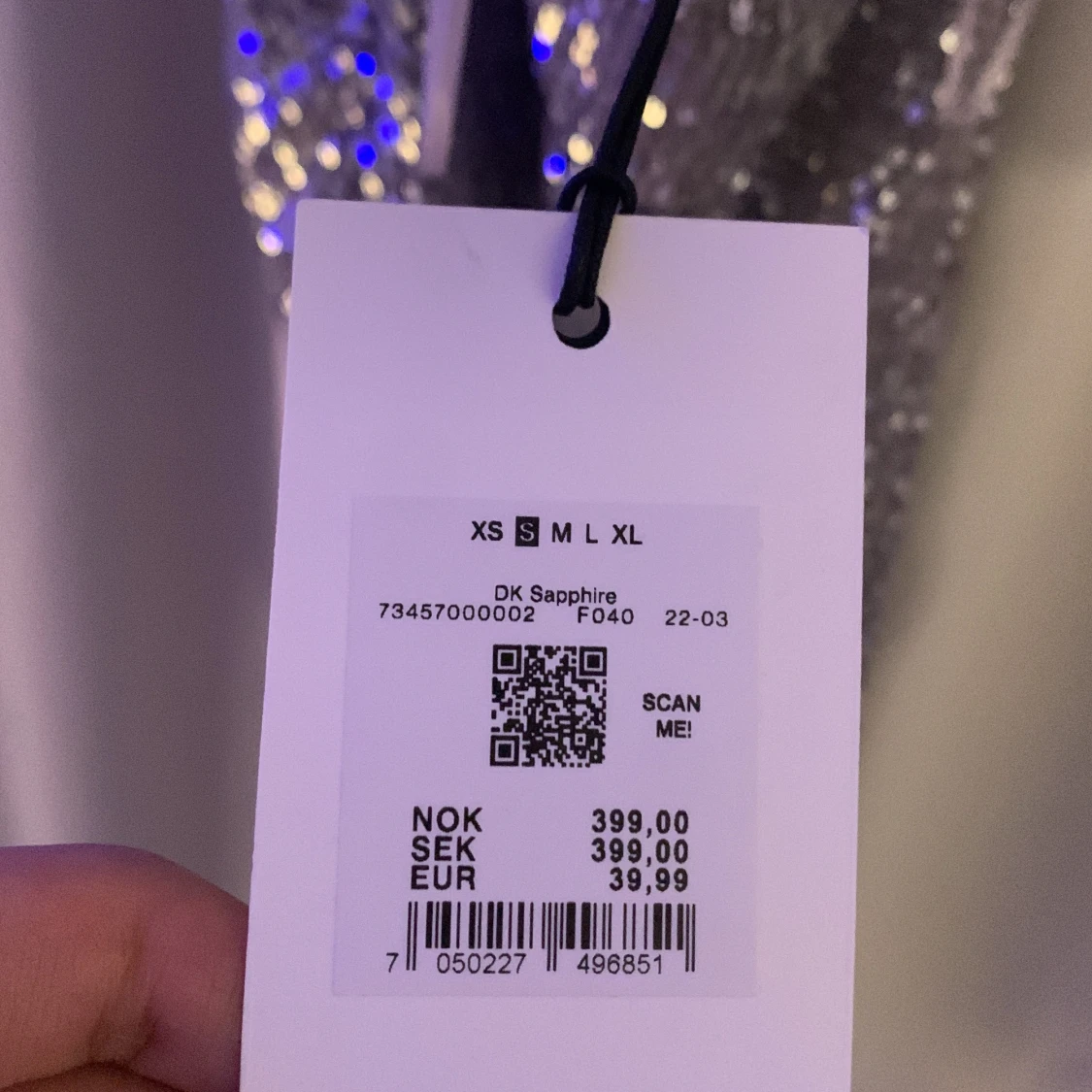 Glitter klänning  - 91