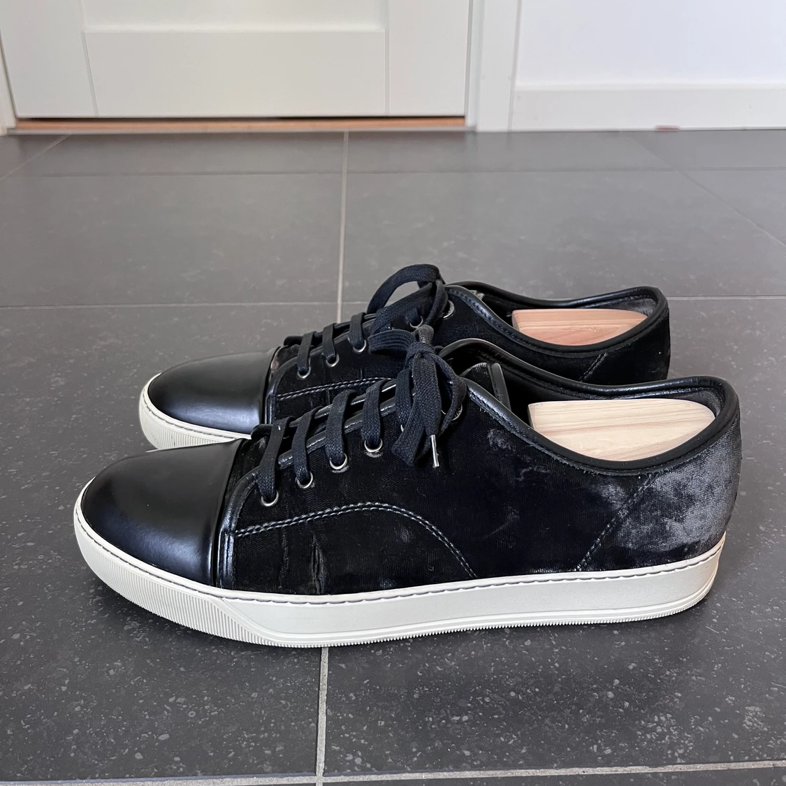 Lanvin cap toe sneakers