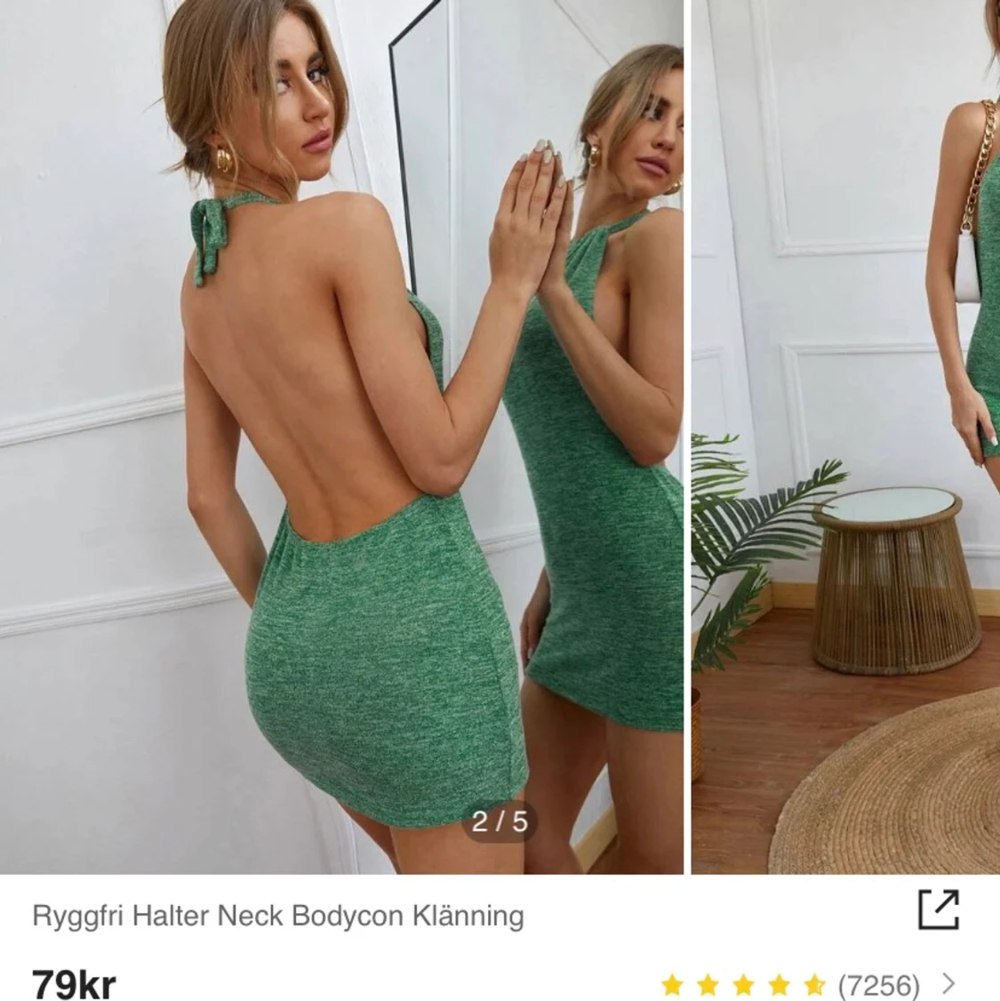 Grön klänning SHEIN - 90