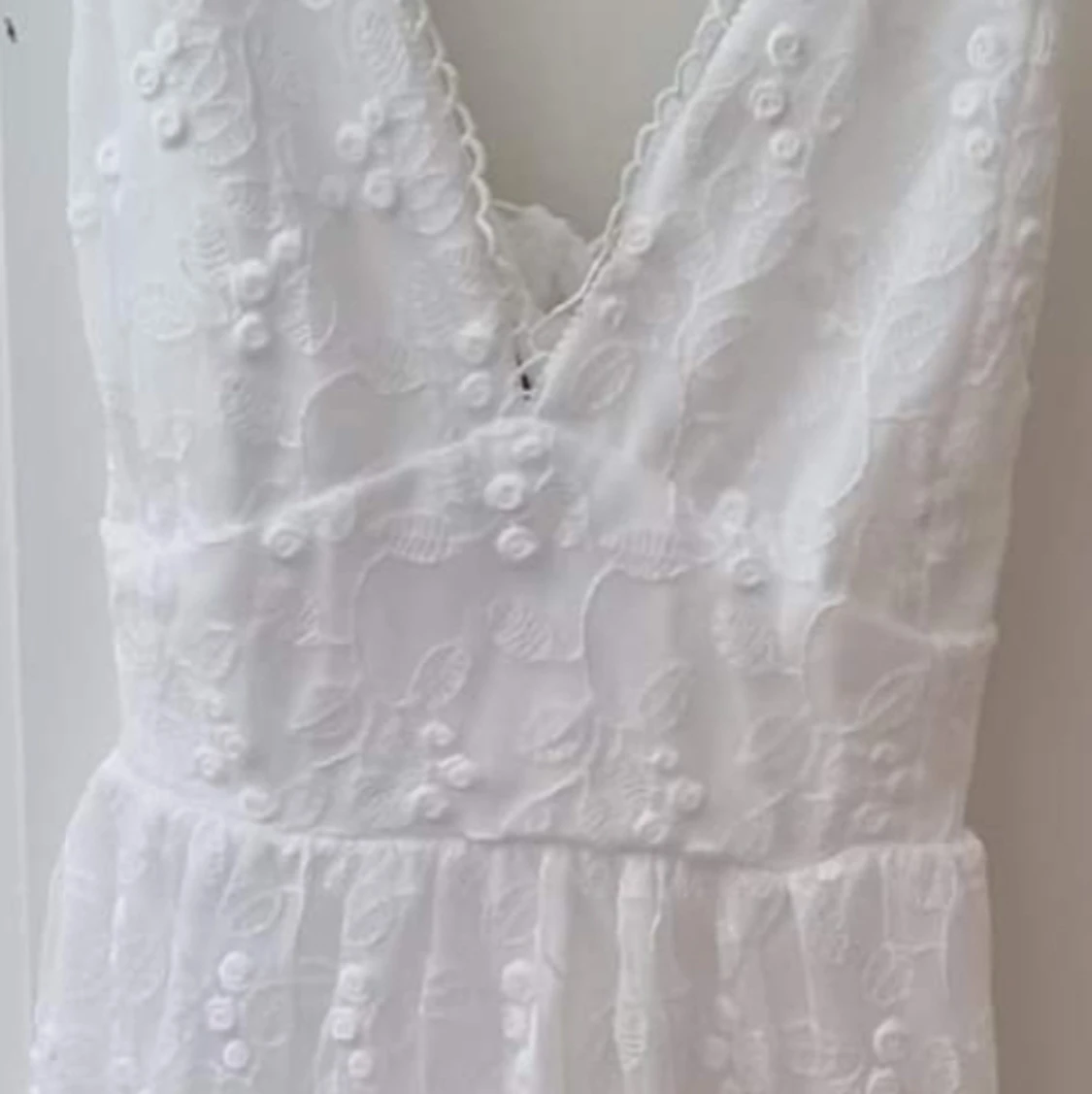 Vit söt klänning  - 91