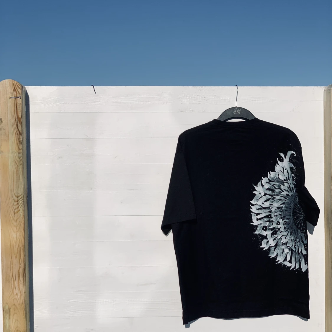 Hand-painted calligraffiti T shirt!