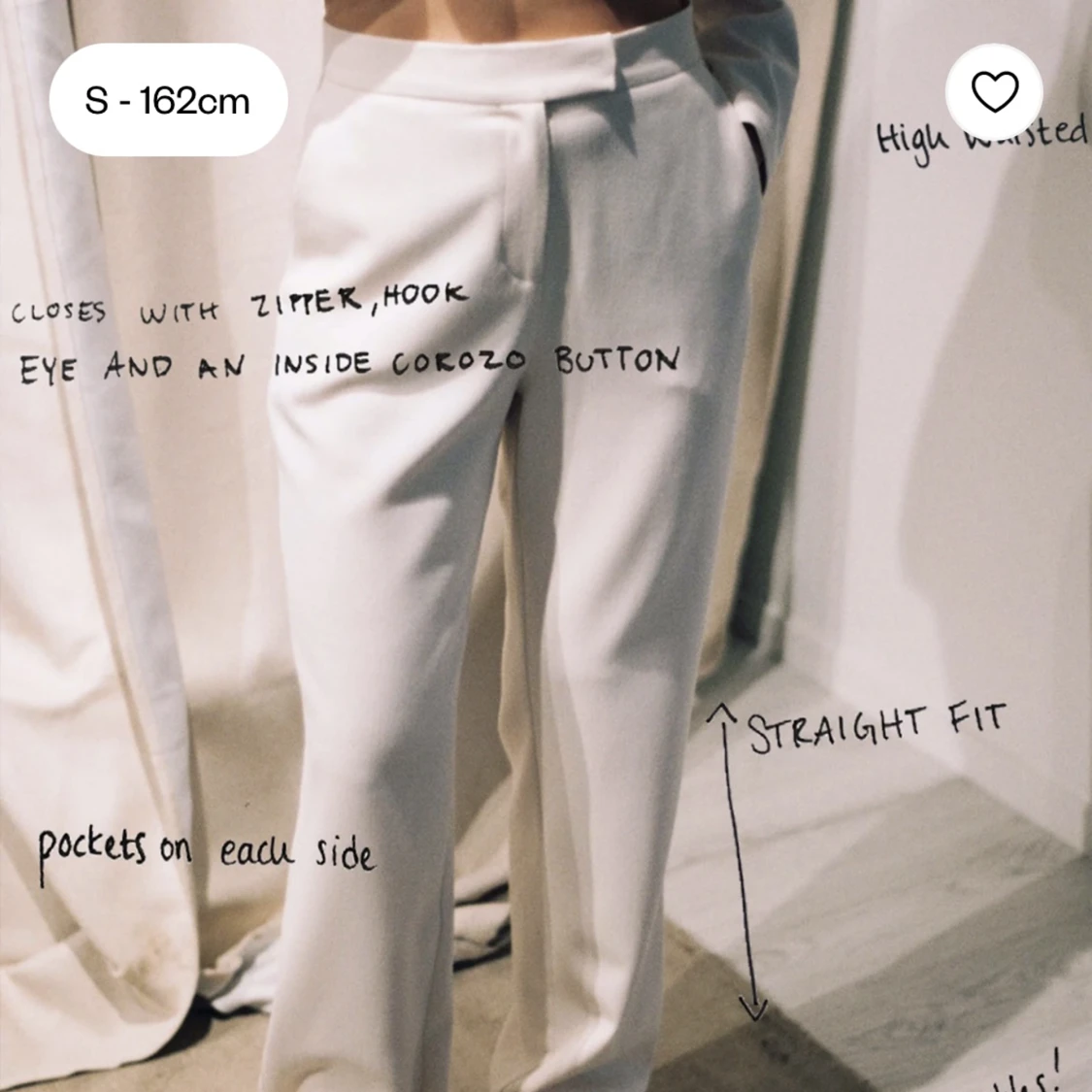 Djerf Avenue First Choice Pants Cream - 91