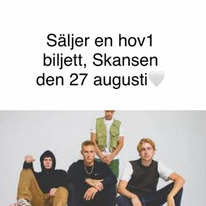 Hov1 biljett - Biljetterna är helt slutsålda! Har en biljett över och därav säljer jag🫶🏼 org pris ligger på 500kr. Biljetten är digital 
