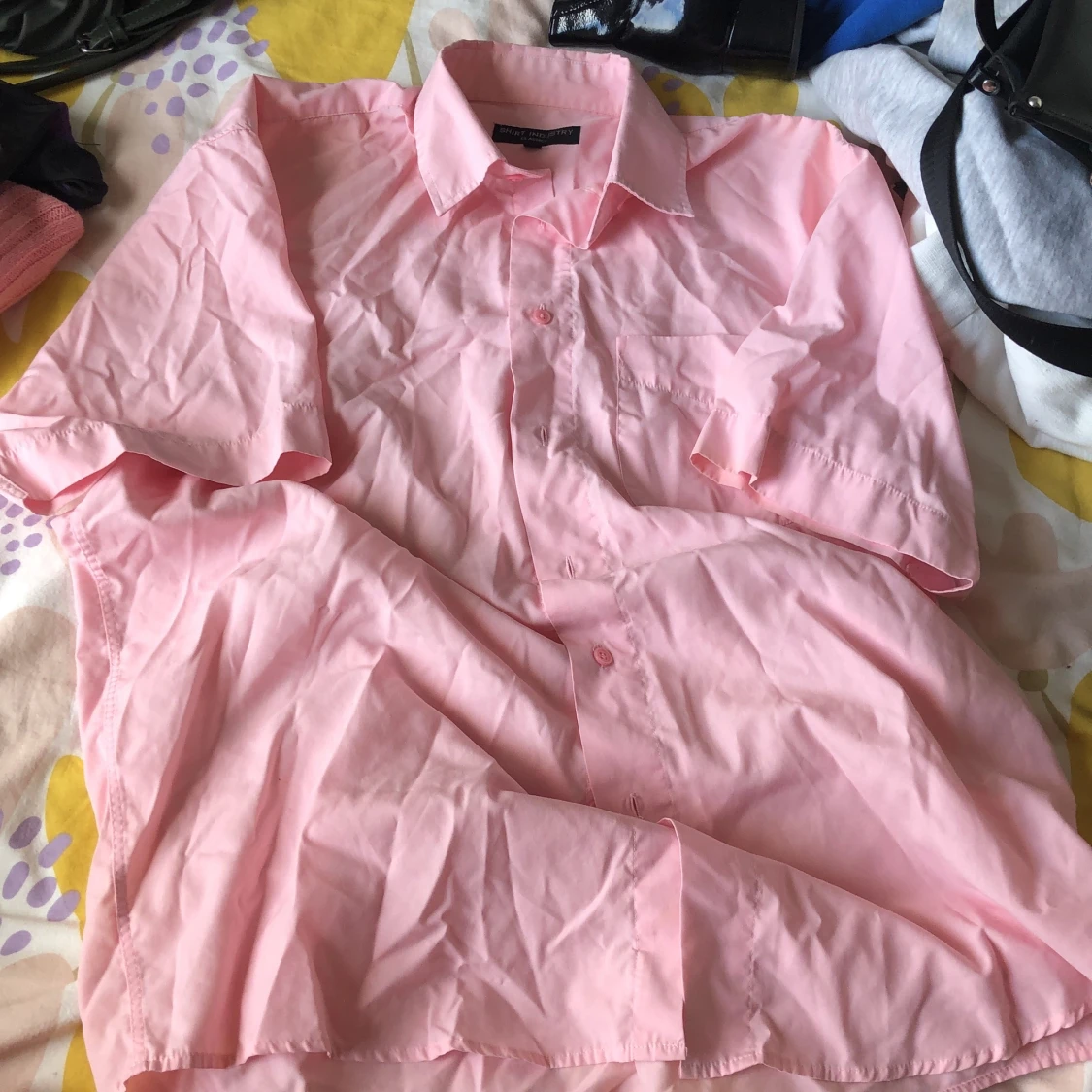 Tunn ljusrosa oversize skjorta💕 - 90