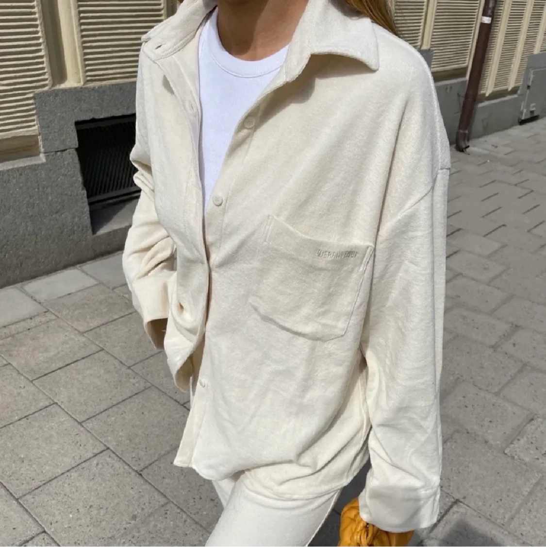 Djerf avenue frottéskjorta